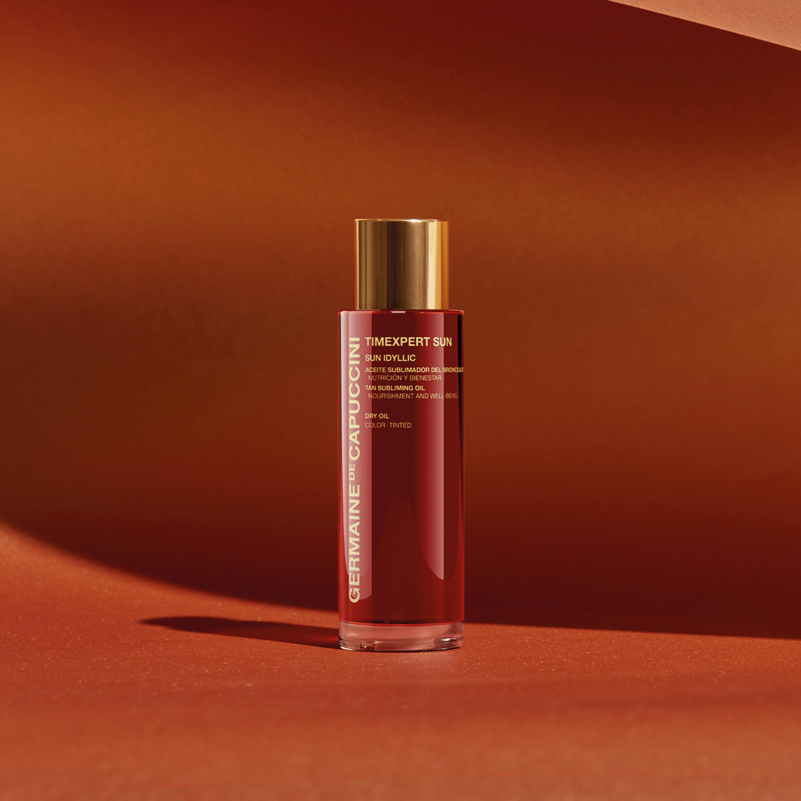 Germaine de Capuccini - Golden Caresse | Sun Idyllic Aceite Sublimador Del Bronceado - Aceite Bronceador Aftersun - Reconforta y protege la piel tras la exposición solar - 100ml