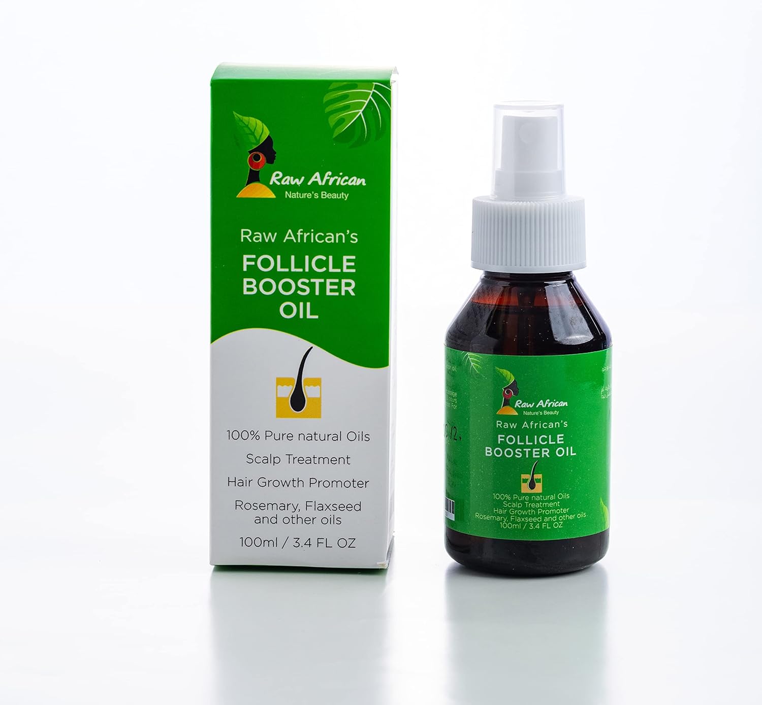 Raw African Follicle Booster Oil Hair Growth For Hair and Beard