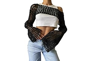 Womens Crochet Shrug Top