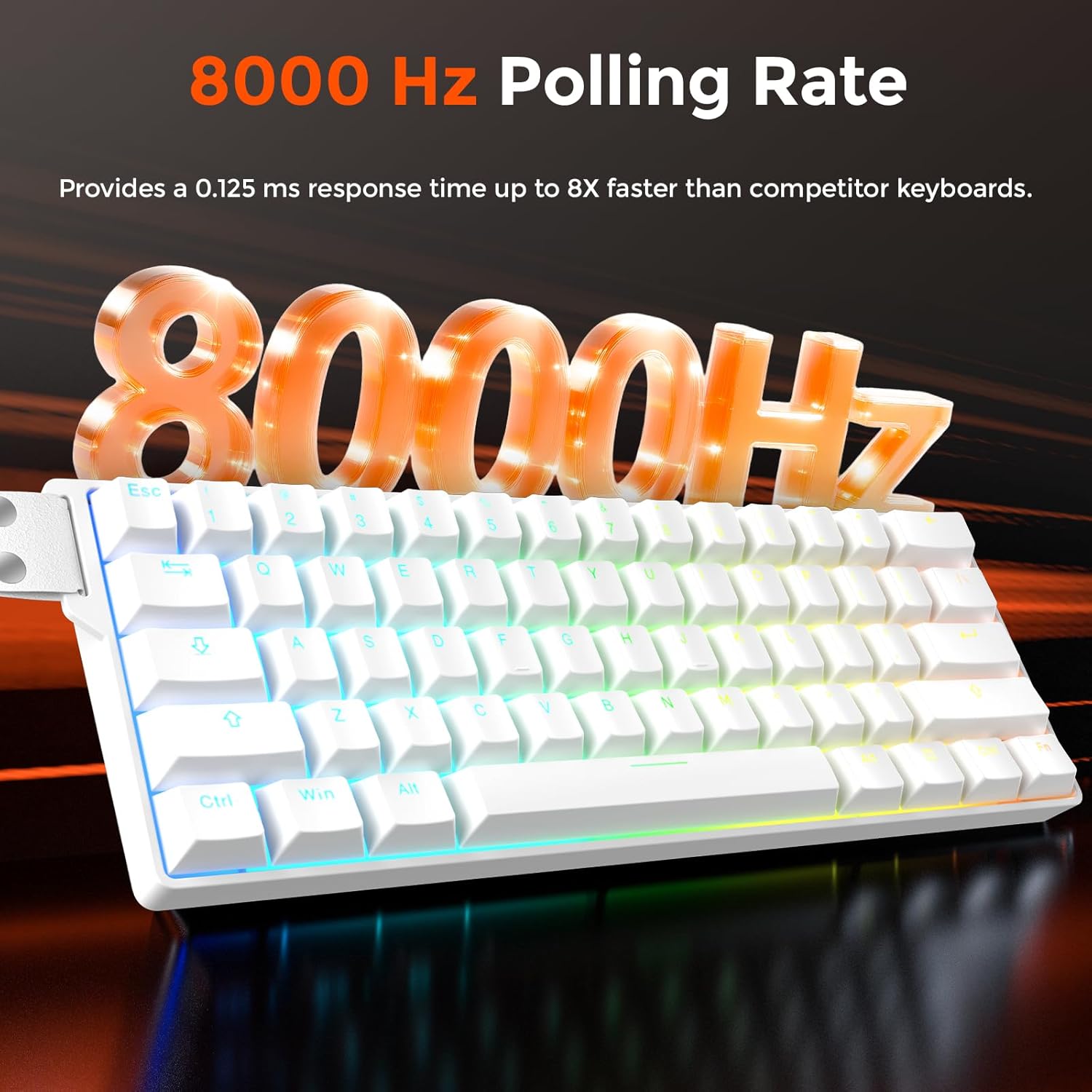 8000Hz polling rate