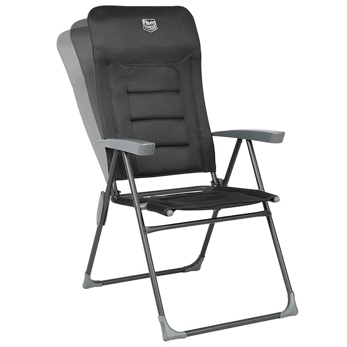Buy TIMBER RIDGE Folding Patio Dining Chair with 7Level Adjustable