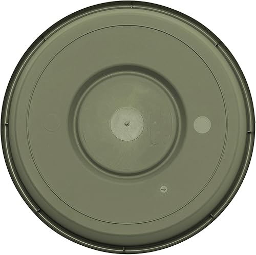 Vista 29 de Bloem Bandeja de platillo de resina Terra: 9.25 pulgadas de ancho inferior - marrón chocolate - mate, duradera, fondo acanalado