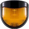 RecPro RV 12V Porch Light with Amber Lens | RV Utility Light Fixture for Motorhomes, Campers, Trailers, 5th Wheels Single
