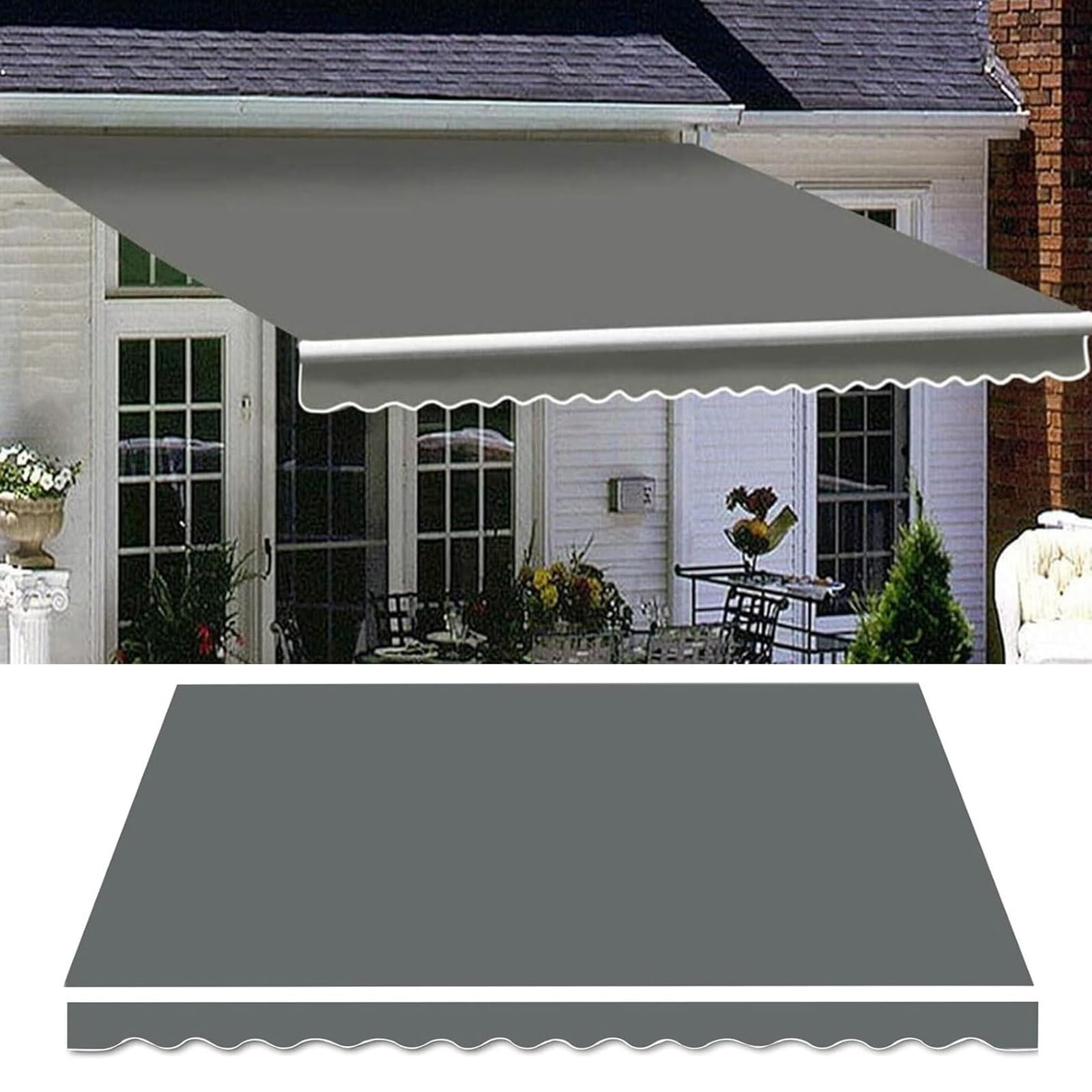 Auvent de terrasse rétractable pour profiter de votre patio et jardin à l'abri de la pluie