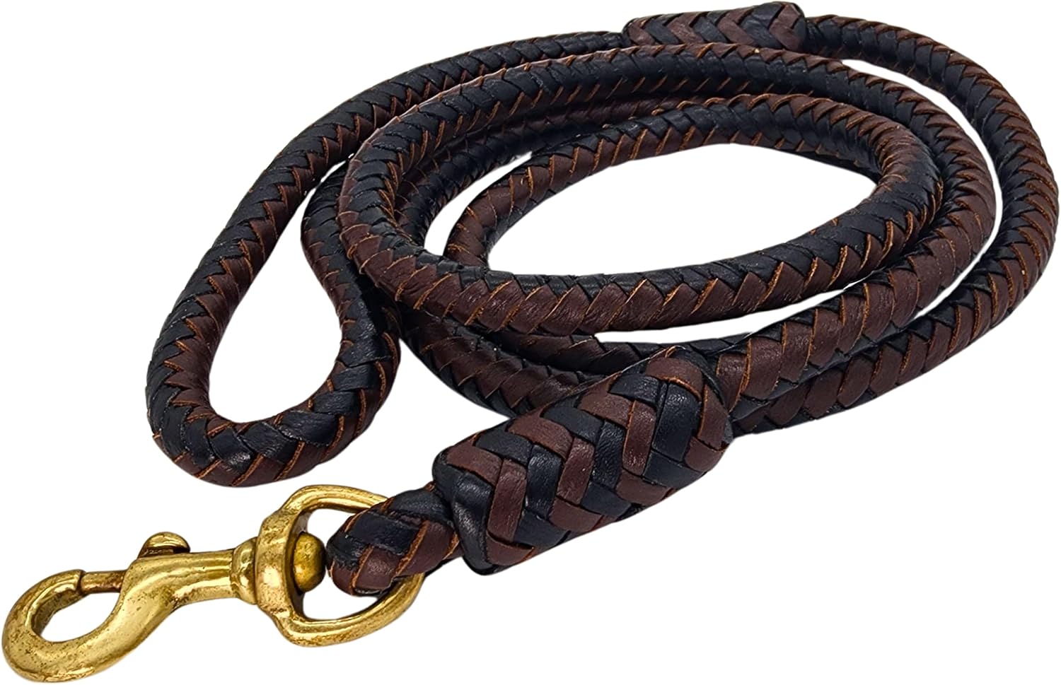 BlazingPaws Elegania 6 Ft Premium Leather Dog Leash for