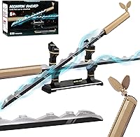Vista 1 de Set de construcción de espadas, bloque de construcción de espada doble de 40 pulgadas Hashibira Inosuke con soporte, juguete de construcción