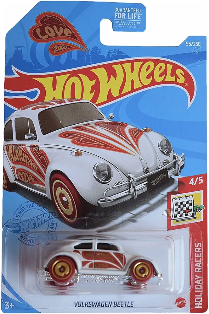 HotWheels Volkswagen ホットウィール　ヴィンテージ 鬼レア Hot Wheels VW Bug, Red Black Flames 1988, Rare Find, Loose