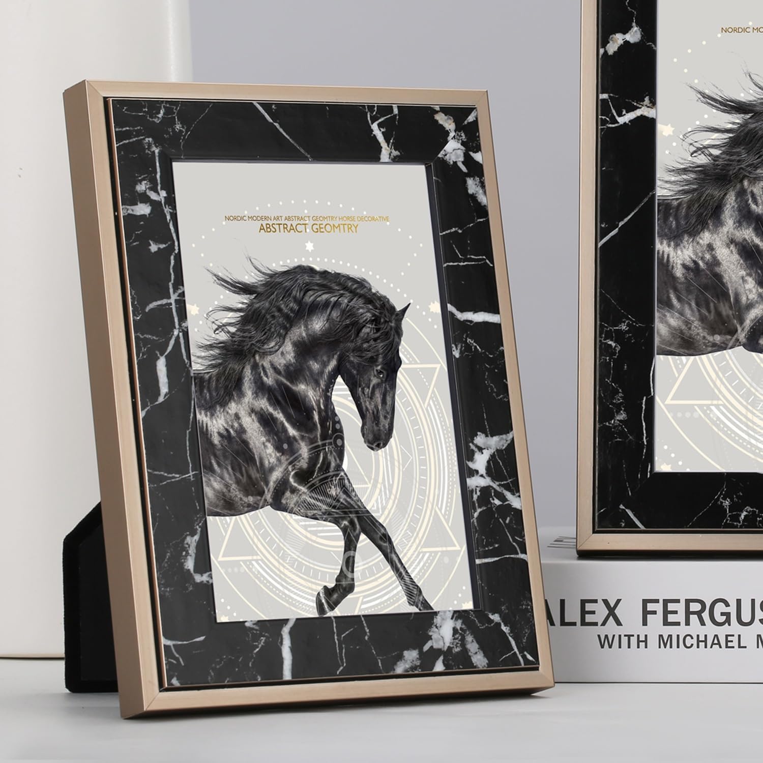 Picture Frame, Rectangle Home Decoration European Style High Definition Photo Frame Sturdy Durable Desk Top Crafts, 2 Pieces(8 * 10in)