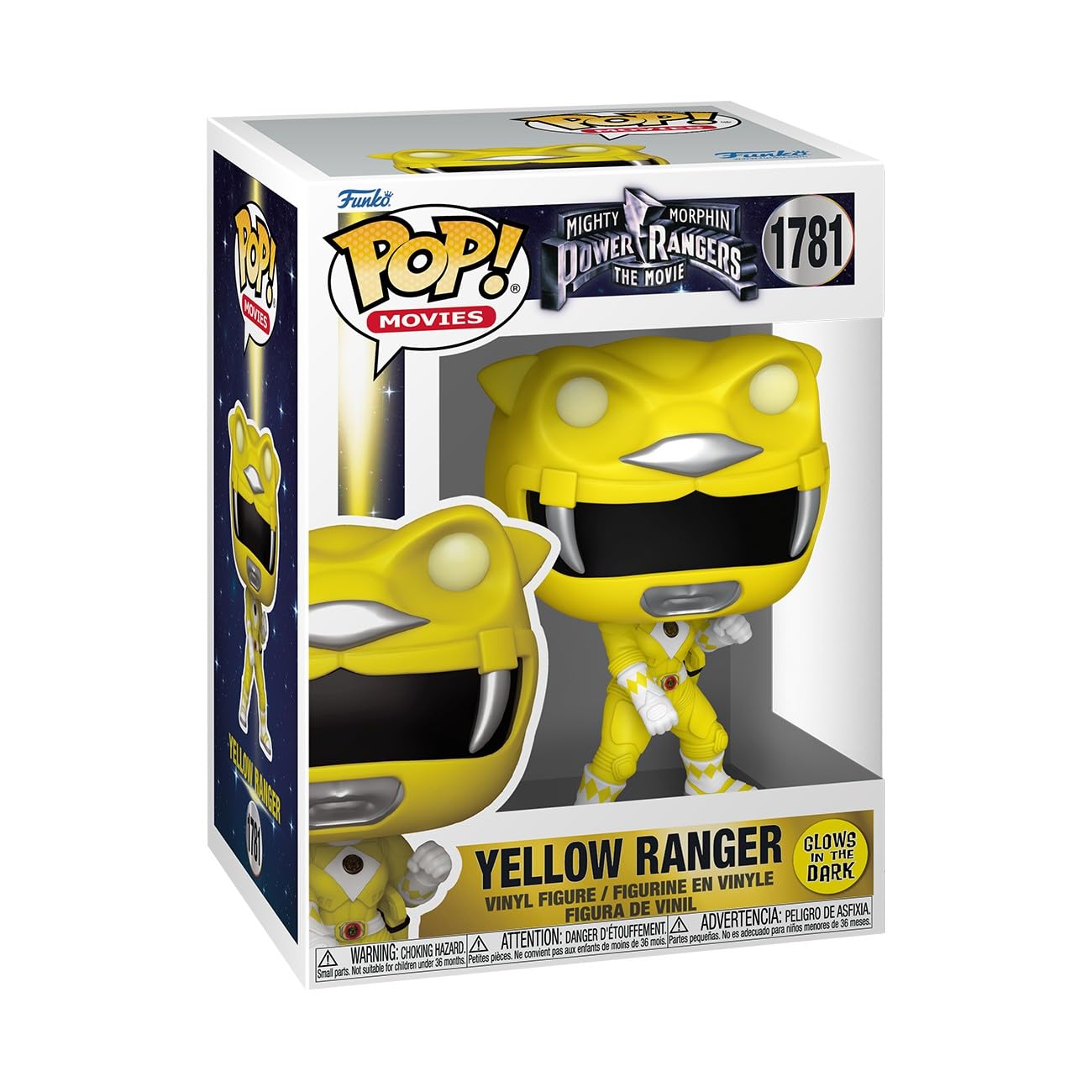 Funko Pop! Movies: Mighty Morphin Power Rangers Movie - Yellow Ranger - Collectable Vinyl Figure - Gift Idea - Official Merchandise - Toys for Kids & Adults - Movies Fans