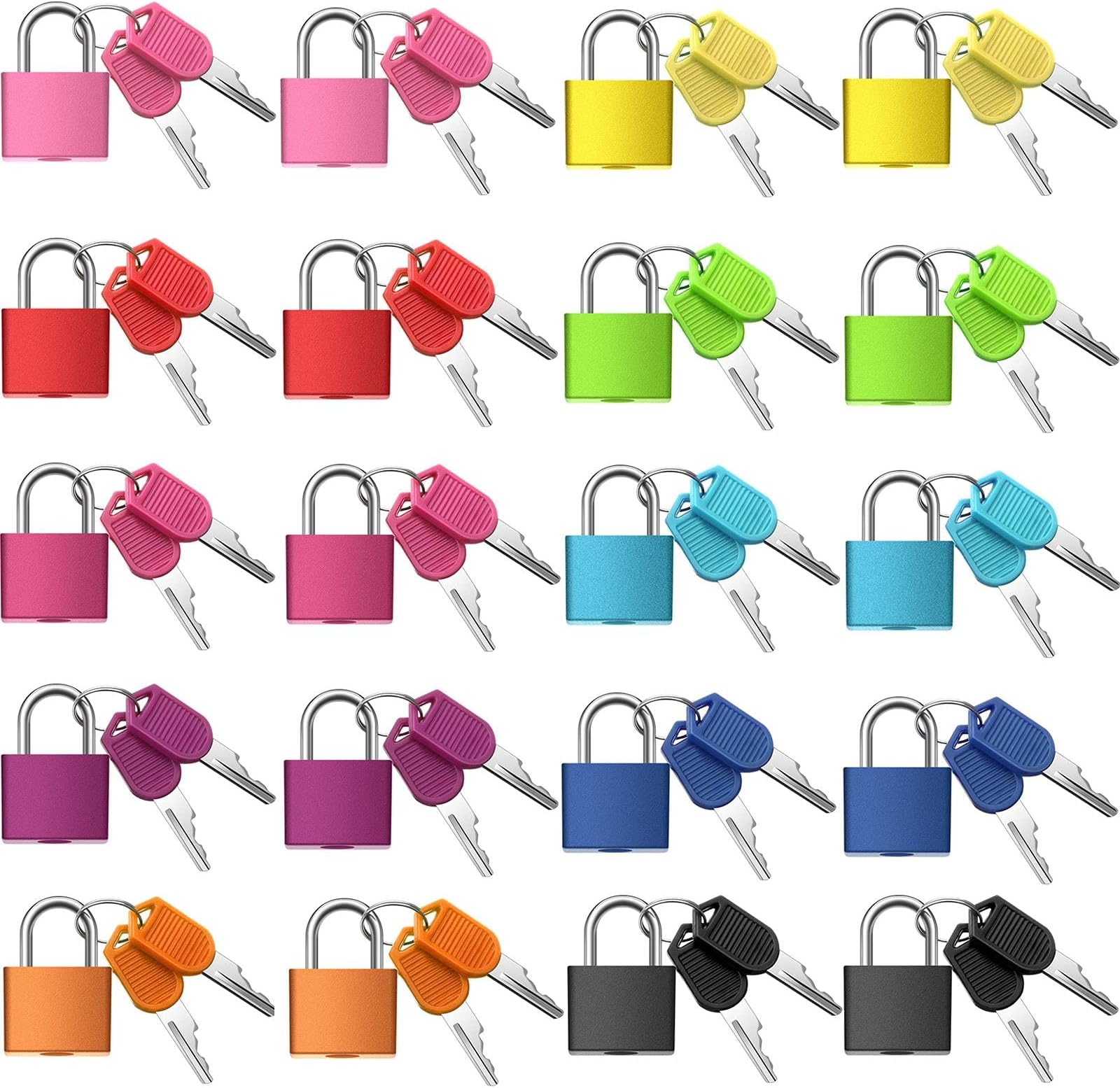 Mini Padlock Multicolor Suitcase Locks