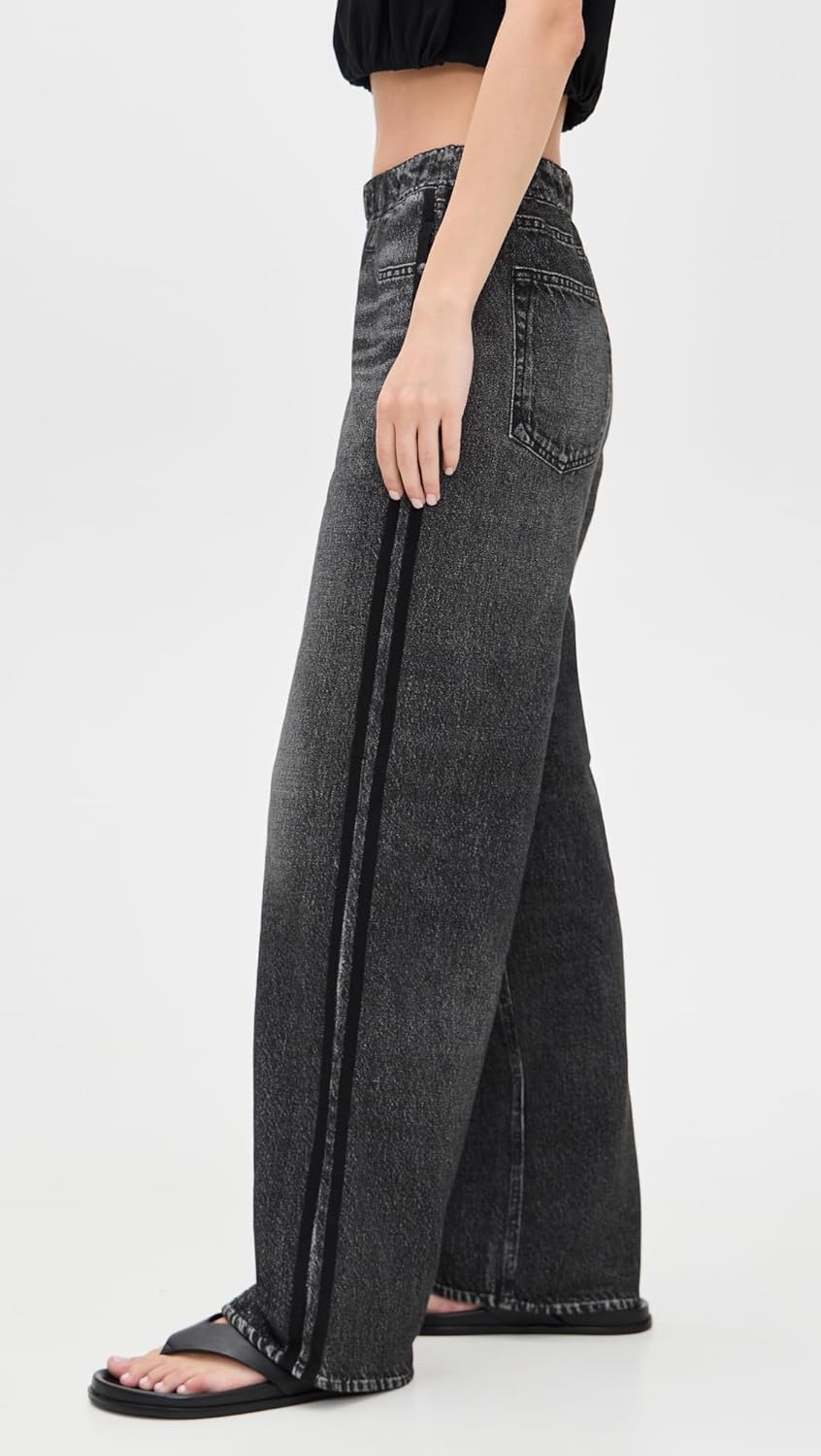 rag & bone Women's Miramar Wide Leg Track Pants - Image 4