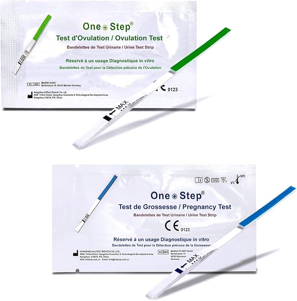 One+Step 40 x Test d'ovulation en bandelette (20mIU/ml) + 10 x Tests précoces de grossesse (10 mIU/ml) - 1