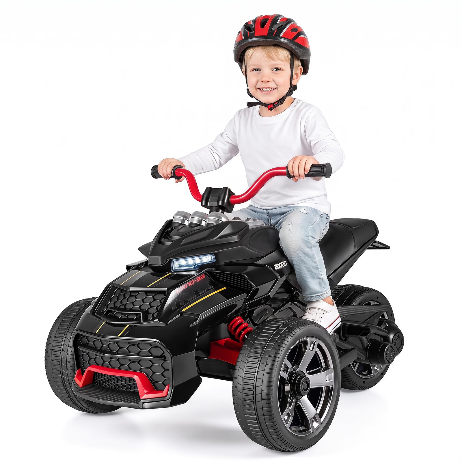 COSTWAY 12V ATV Macchina Elettrica per Bambini 3-7 Anni