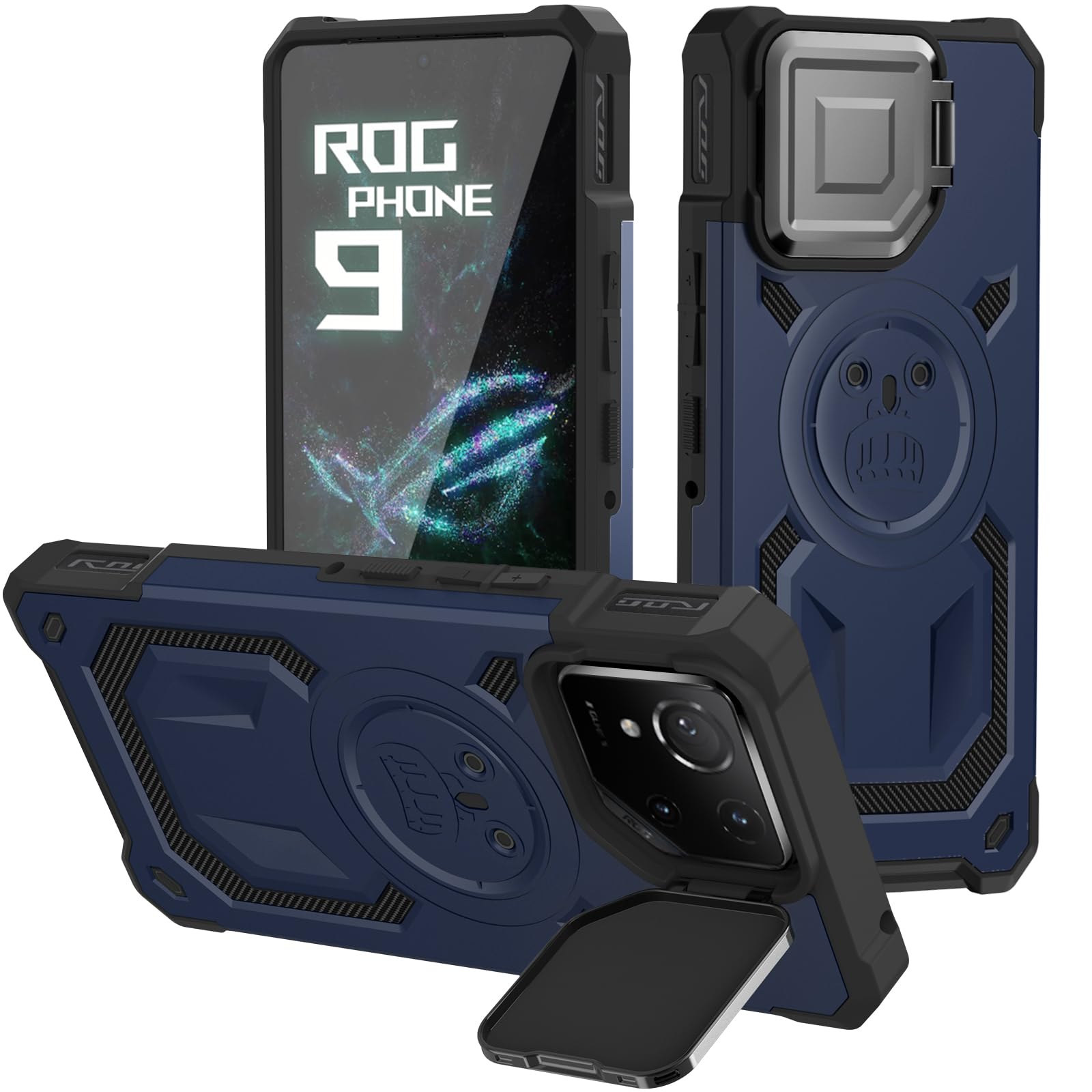 Asus ROG Phone 9/ROG Phone 9 Pro Case, Armor Military Rugged