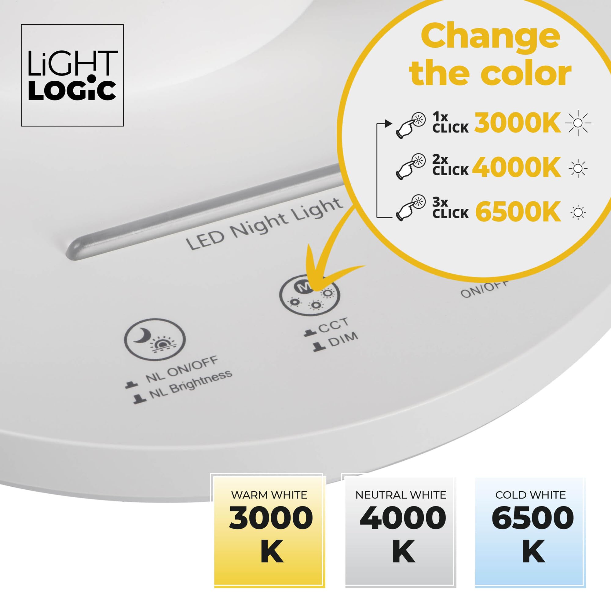 Schreibtischlampe Kinder LED für Mädchen mit Nachtlicht - Katzenmotiv, Dimmbare Tischlampe, 3 Lichtfarben, Rotierbar