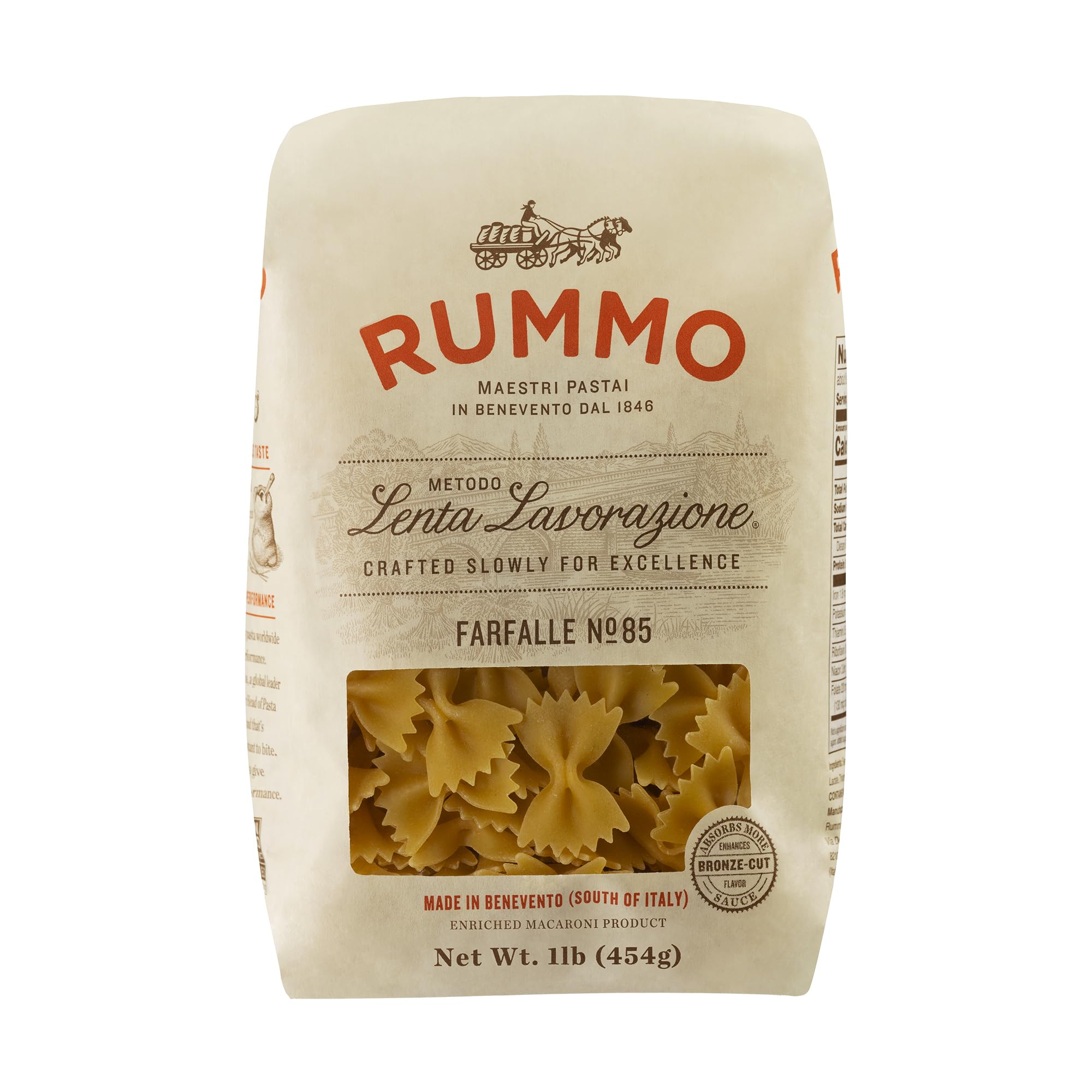 Rummo, Pasta Farfalle, 16 Ounce