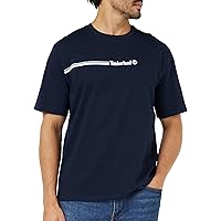 Timberland Maglietta a Maniche Corte 3 Tier3 T-Shirt, Zaffiro Scuro