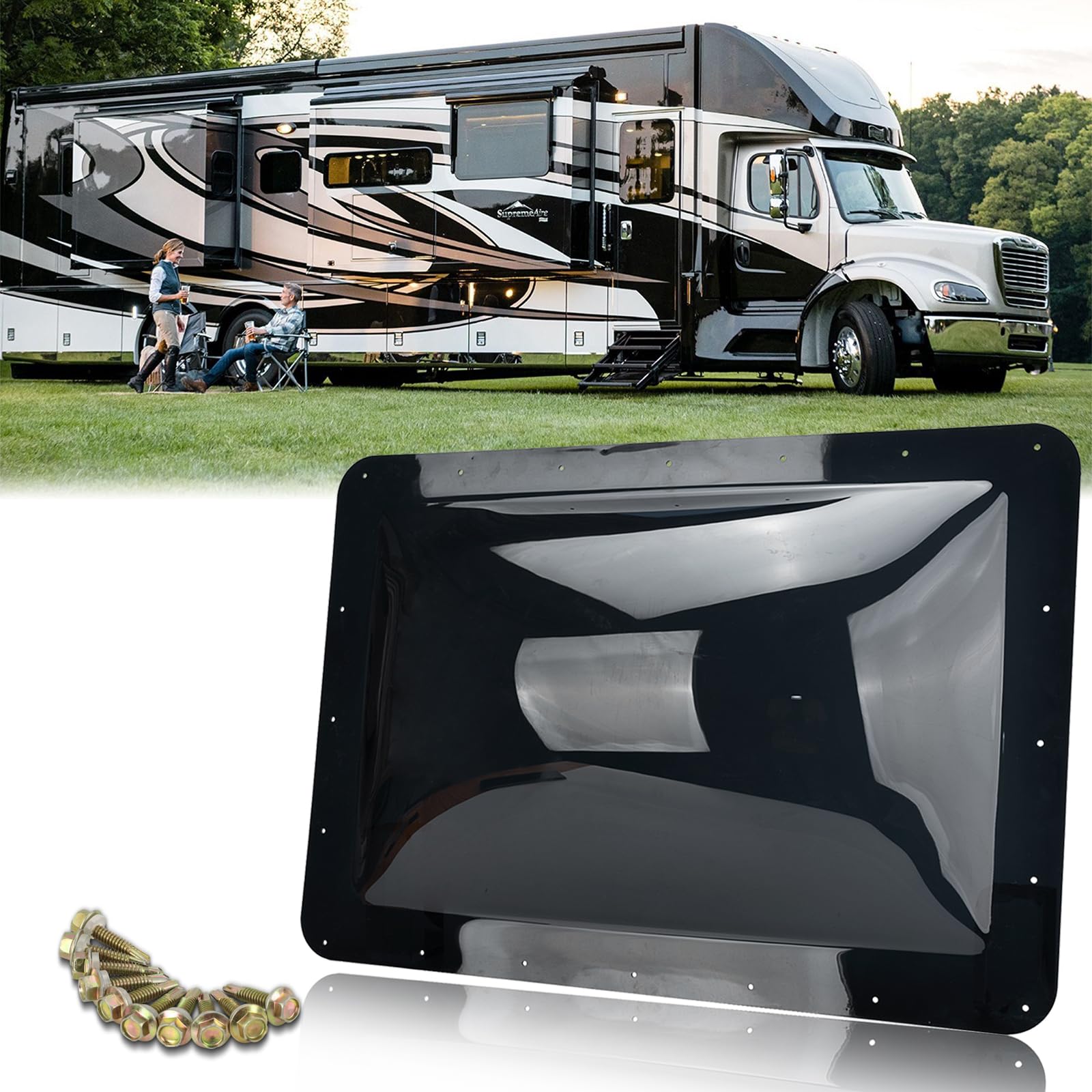 RVGUARD RV Skylight Replacement - 18x18" Universal Fit, UV & Impact Resistant - View #5