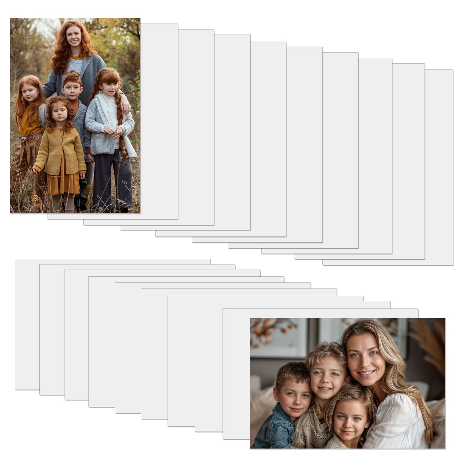 20 Pcs Metal Photo Sublimation Blanks 10x12 Inch - 0.45mm Thick Aluminum for DIY Sign, Wall Poster Frame, Crafts, Gift, Home Decor