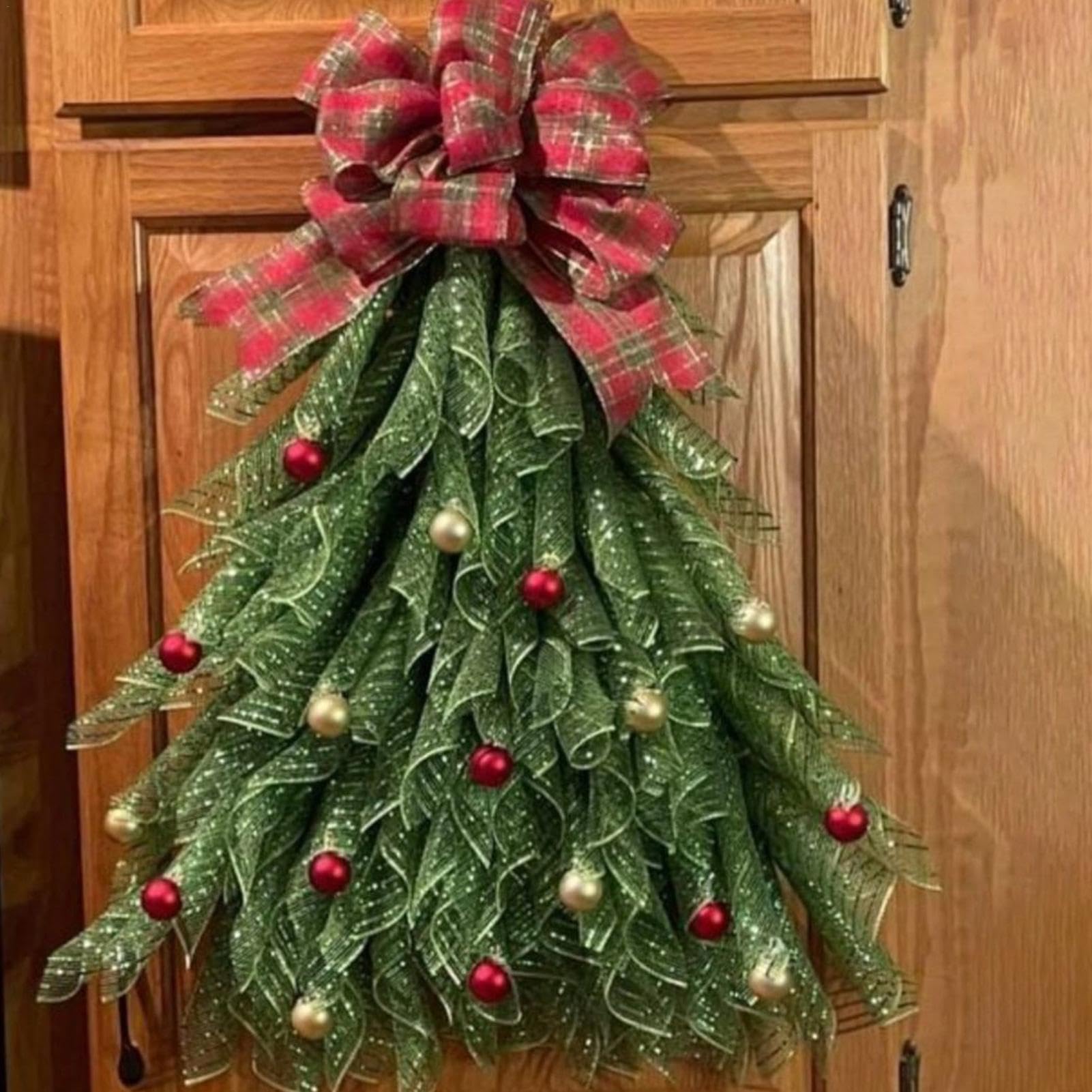 Amazon.co.jp: クリスマス ツリー ドア リース、クリスマス リース