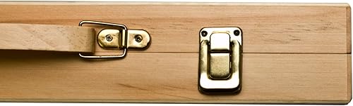 Miniatura 6 de SterLING Games - Juego de ajedrez de madera maciza de 160 in con cerraduras de latón y almacenamiento interior de fieltro con soportes de piezas