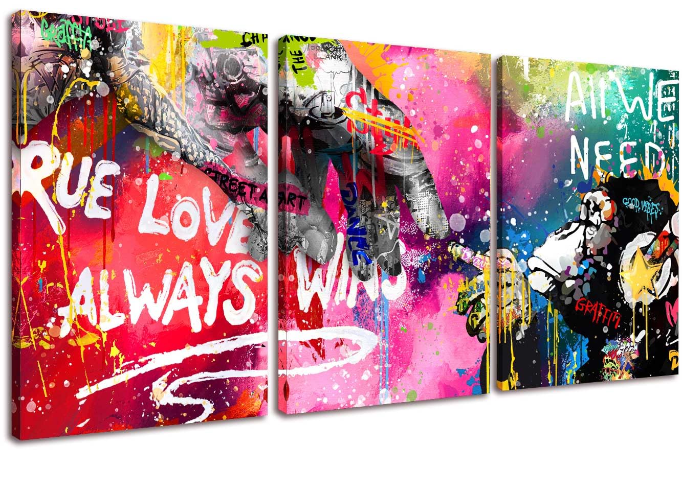 Amazon.co.jp: ARTJOY 絵画 アートパネル 42cm×29.7cm 3枚セット
