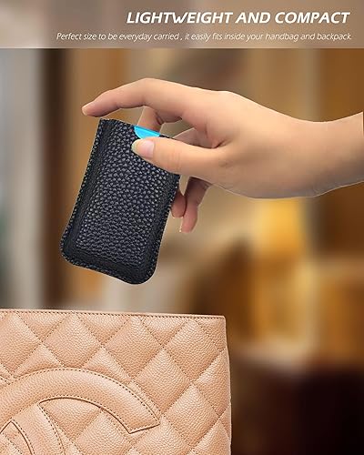 Miniatura 6 de VOFOON Organizador de pastillas pequeño 3 veces al día diariamente, paquete de 2 pastilleros de viaje para bolsillo de bolso, 3 compartimentos