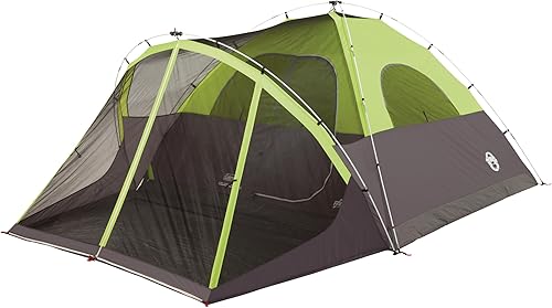 Miniatura 3 de Coleman Steel Creek 6-Person Tent with Screened Porch & Integrated Rainfly, Weatherproof Tent with Screen Room Sets Up in Minutes, Fits Queen-Size