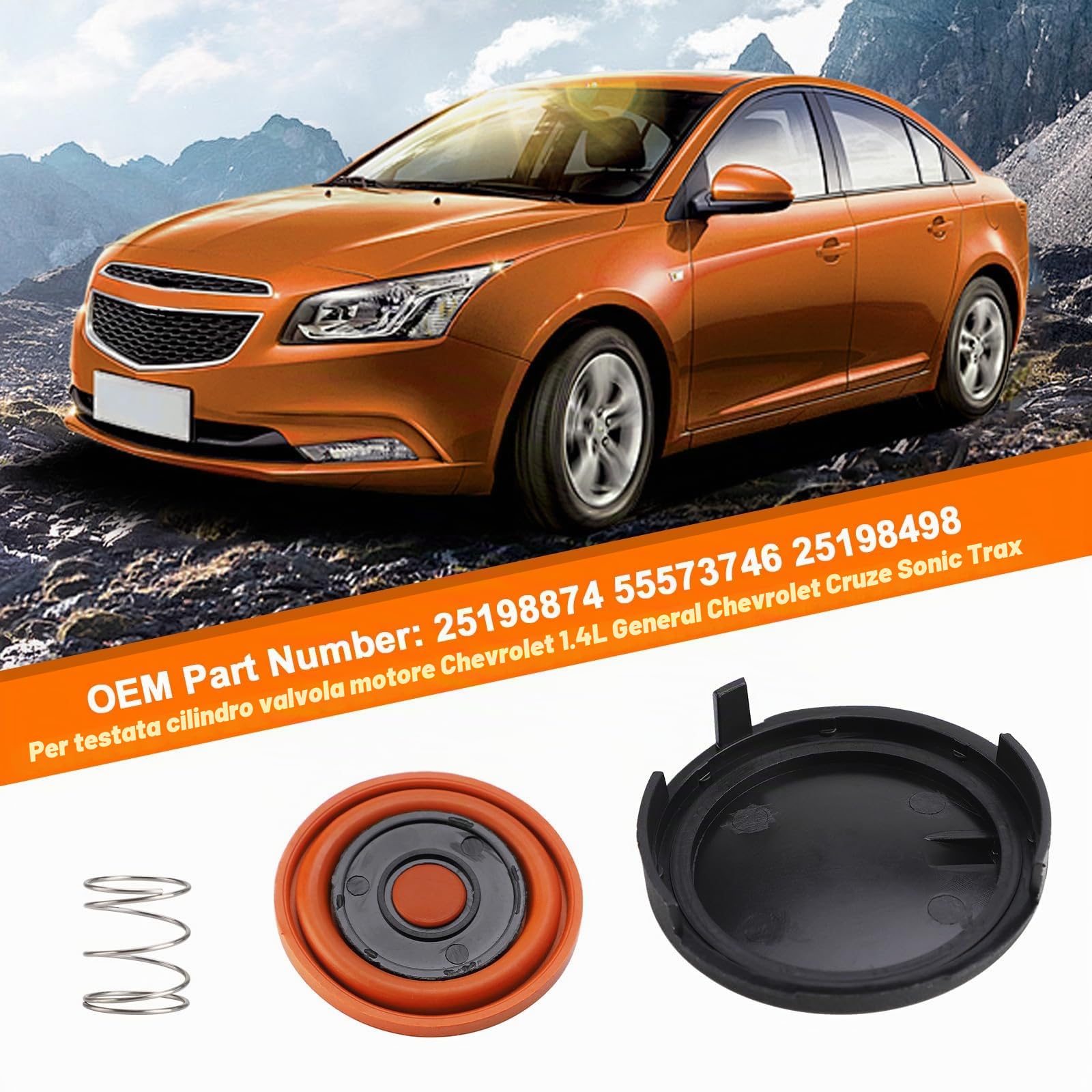 Kit di riparazione della membrana PCV per coperchio della valvola PCV per Opel Adam Astra Corsa E Meriva B Mokka, kit di riparazione a membrana in PVC compatibile
