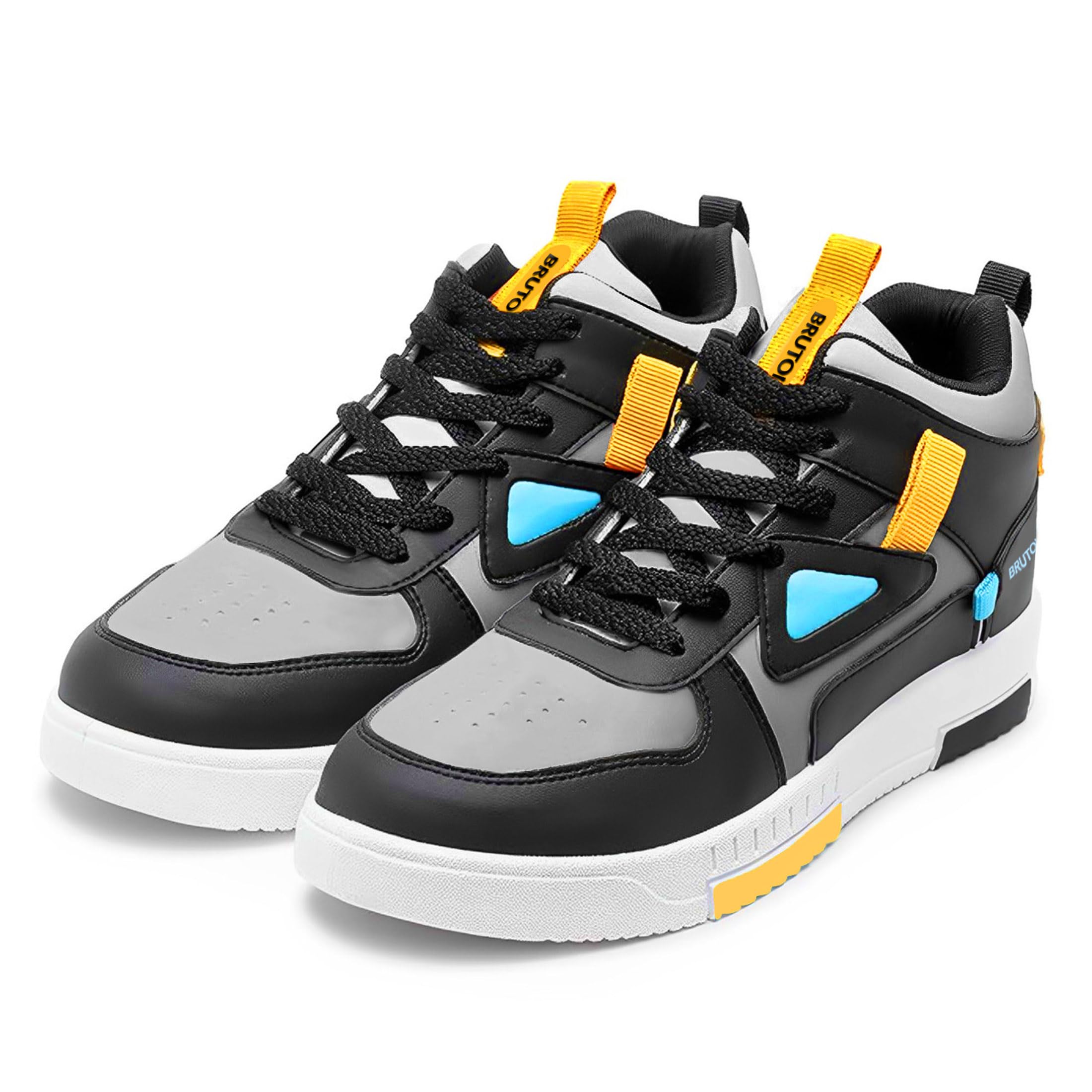 BRUTON Premium Sports Shoes Travelling Running Shoes for Men - Black, UK 7 (B0DHGNC66X) Amazon Price History, Amazon Price Tracker