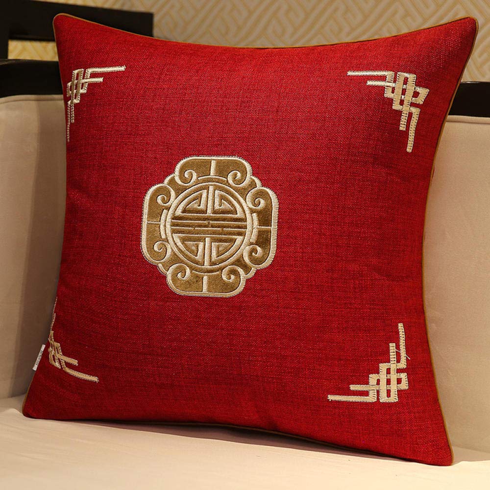 Bedding Sleeping Pillows - Premium Quality Pillows for Front, Back and Side Sleepers -red_50 * 50cm