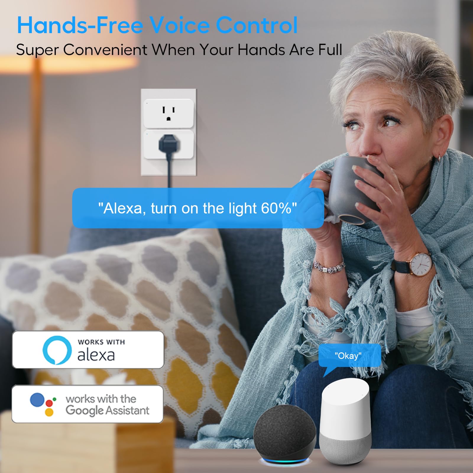 Z-Wave Dimmer Plug 800 Series Zwave Smart Plug Dimmable Outlet Built-in Repeater Range Extender Z-Wave Hub Required Compatible — view 5