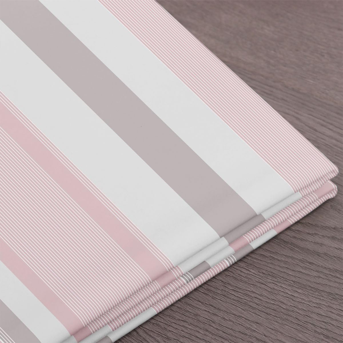 Homewish Tessuto Linea Strisce Rosa by The Yard