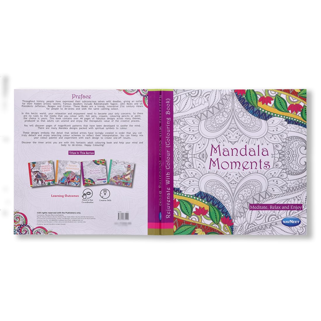 Adult Colouring Book - Relax & Create -7