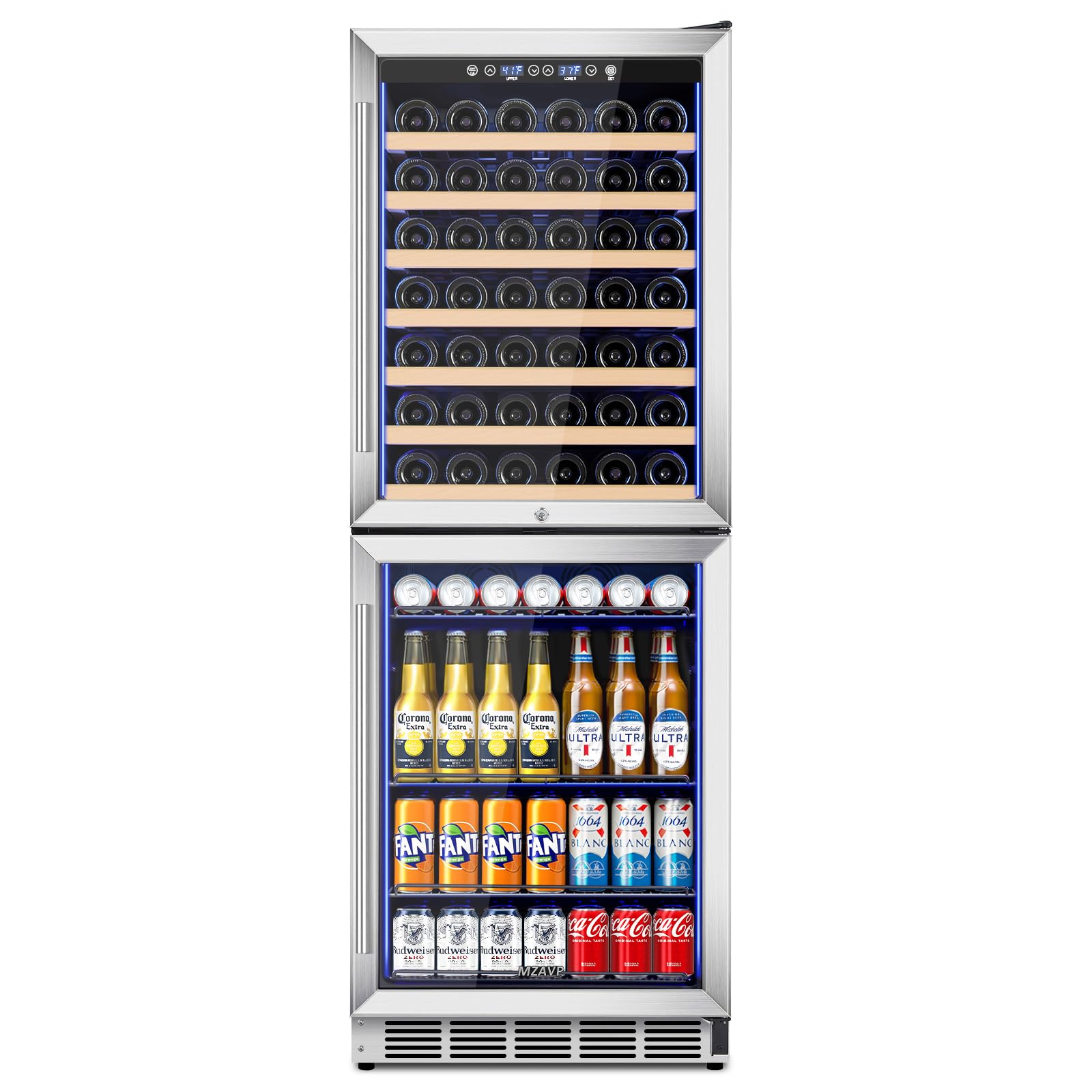 Mzavp MZYC408-DZBW 13.5 cu ft Beverage Cooler Silver