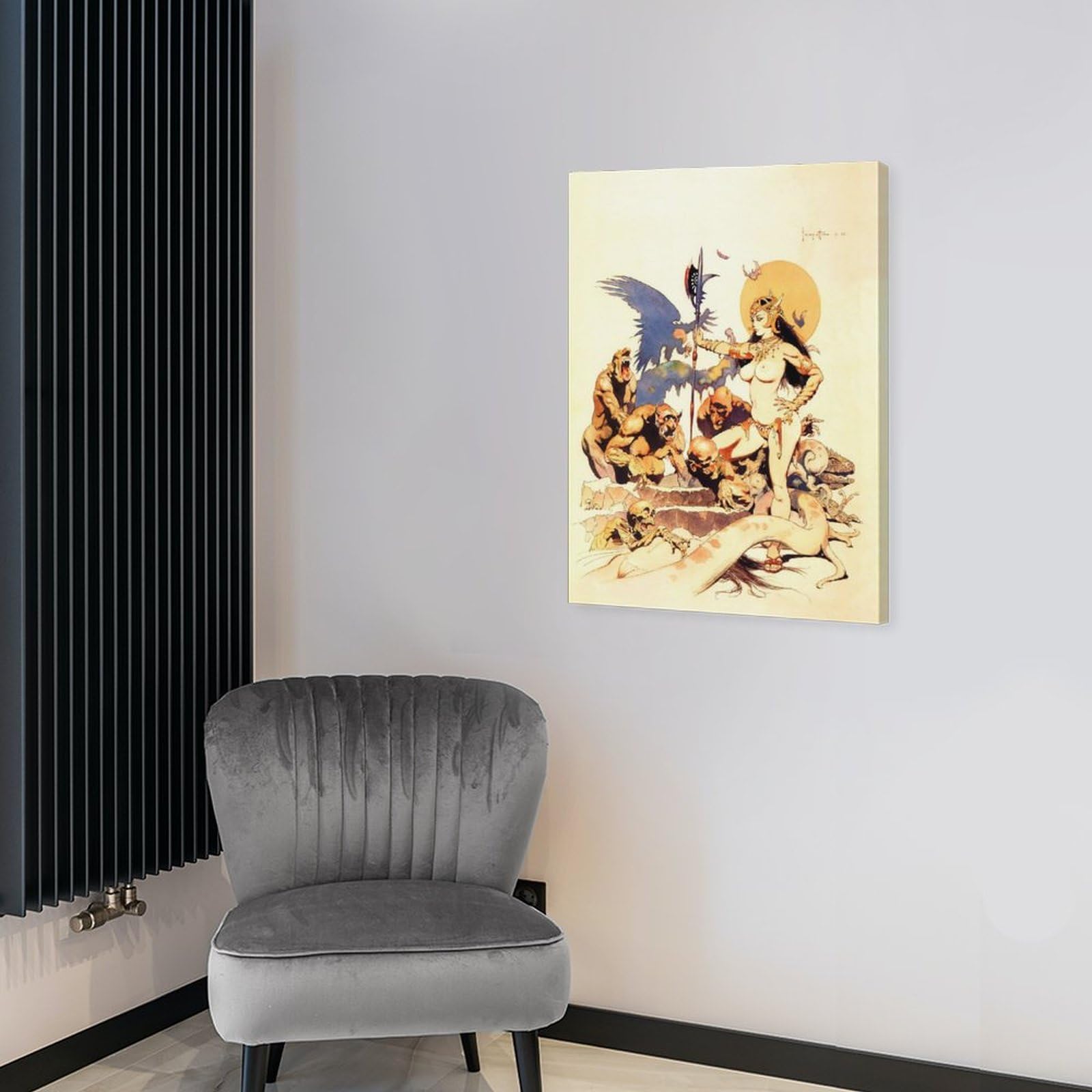 Amazon.com: Frank Frazetta Ghoul Queen Wall Art Prints Poster