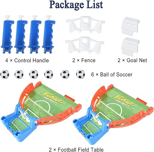 Miniatura 6 de Mini juegos de futbolín, pinball de fútbol de mesa para sala de juegos interior, futbolín de mesa, juego de mesa deportivo de escritorio