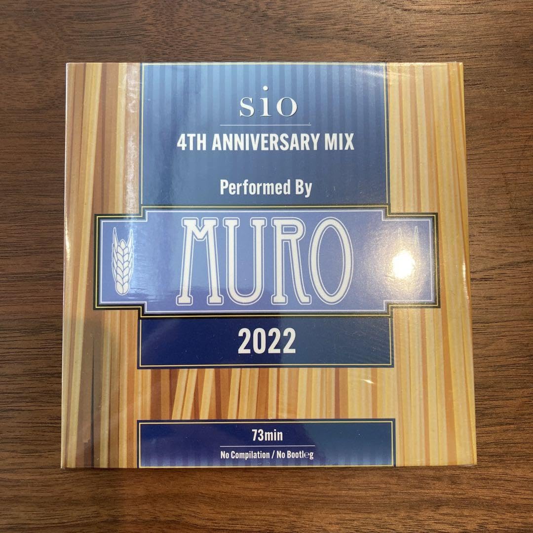MURO sio 4th Anniversary mix DJ MURO sio 4TH ANNIVERSARY MIX CD MURO sio 4th CD 最高 の