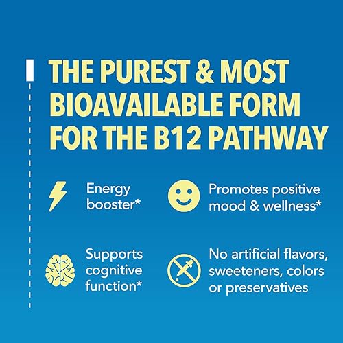 Miniatura 4 de Gotas líquidas orgánicas de metilo B12  Potenciador energético de vitamina B12 de metilcobalamina  B12 metilado más puro y biodisponible para la vía