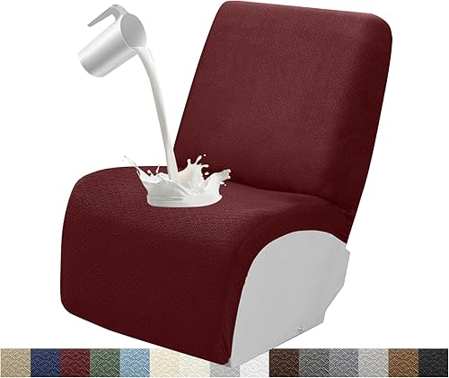 Miniatura 18 de Fundas de sofá reclinable impermeable para sección seccionales Fundas lavables para sofá en forma de L para sofás reclinables Fundas elásticas para