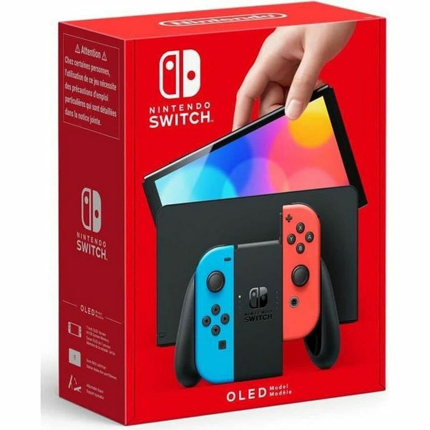 Amazon.com: Nintendo Switch – OLED Model w/ Neon Red & Neon Blue 