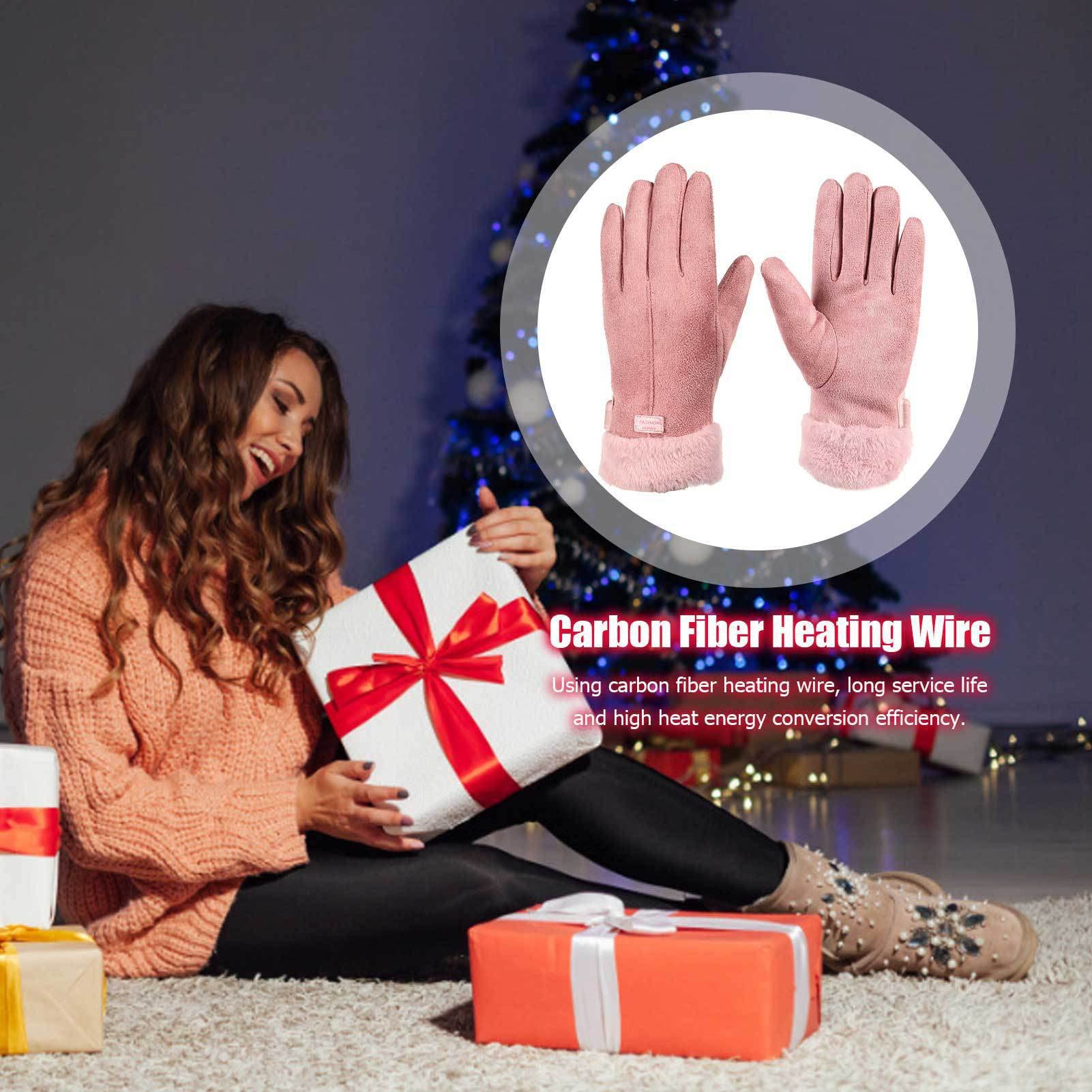 Gants Chauffants USB Rechargeables - Pour Ski, Randonnée, Vélo Hivernal, Avec Commande Tactile Et Poignet Ajustable - 3