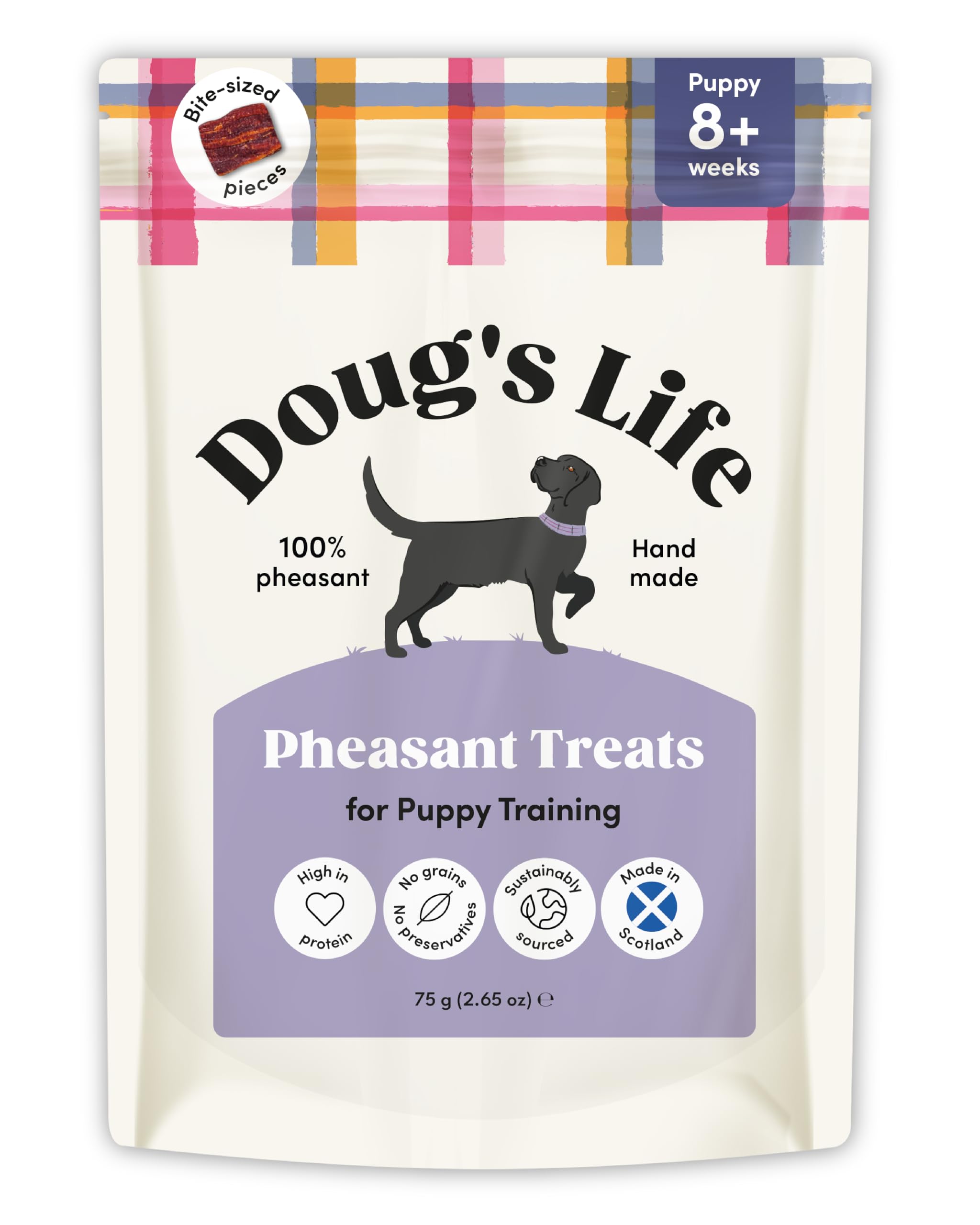 Doug's Life, Pheasant Treats - Puppies, 75 g (Pack of 1)