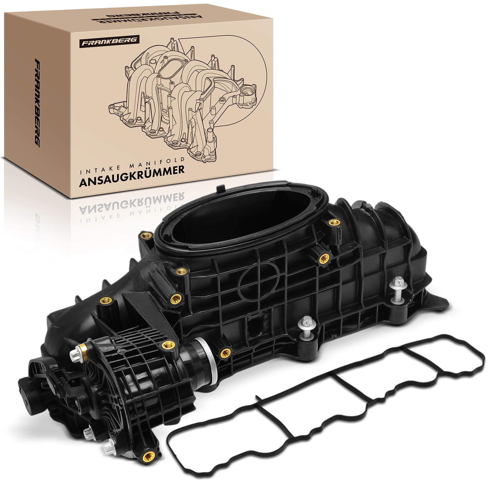 Frankberg Système d'admission, collecteur d'admission, volet d'air Actia | Compatible avec: Classe S V222 W222 X222, GLC X253, Sprinter 35-T Boîte B906, Classe M W166, Autobus Sprinter 35-T B907
