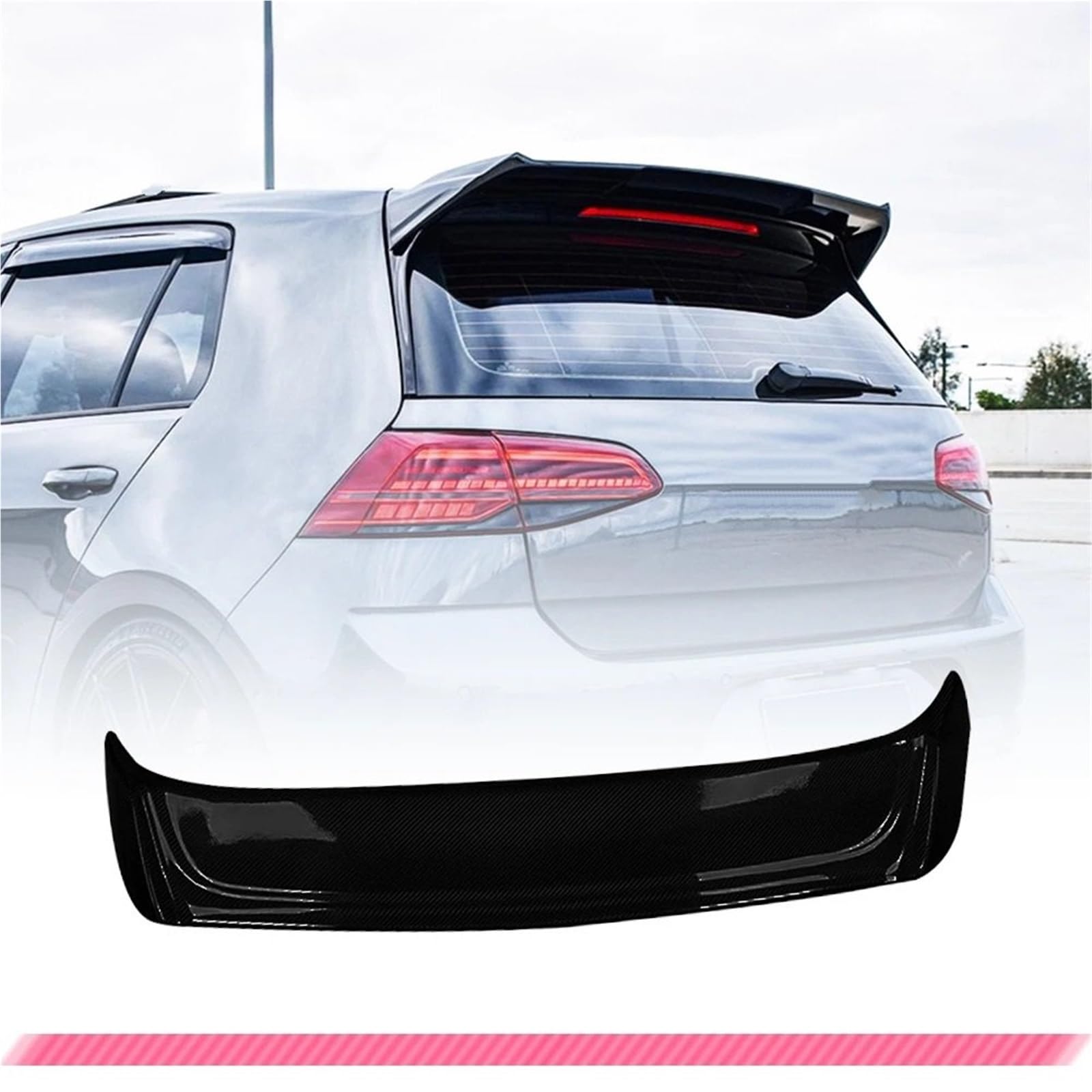 Spojlery tylne Do VW Golf MK6GTI MK7 GTI GTD R RL Spojler samochodowy | Skrzydło Spojlera Do Lepszej Aerodynamiki I Stylu Spojler Dachowy Samochodu