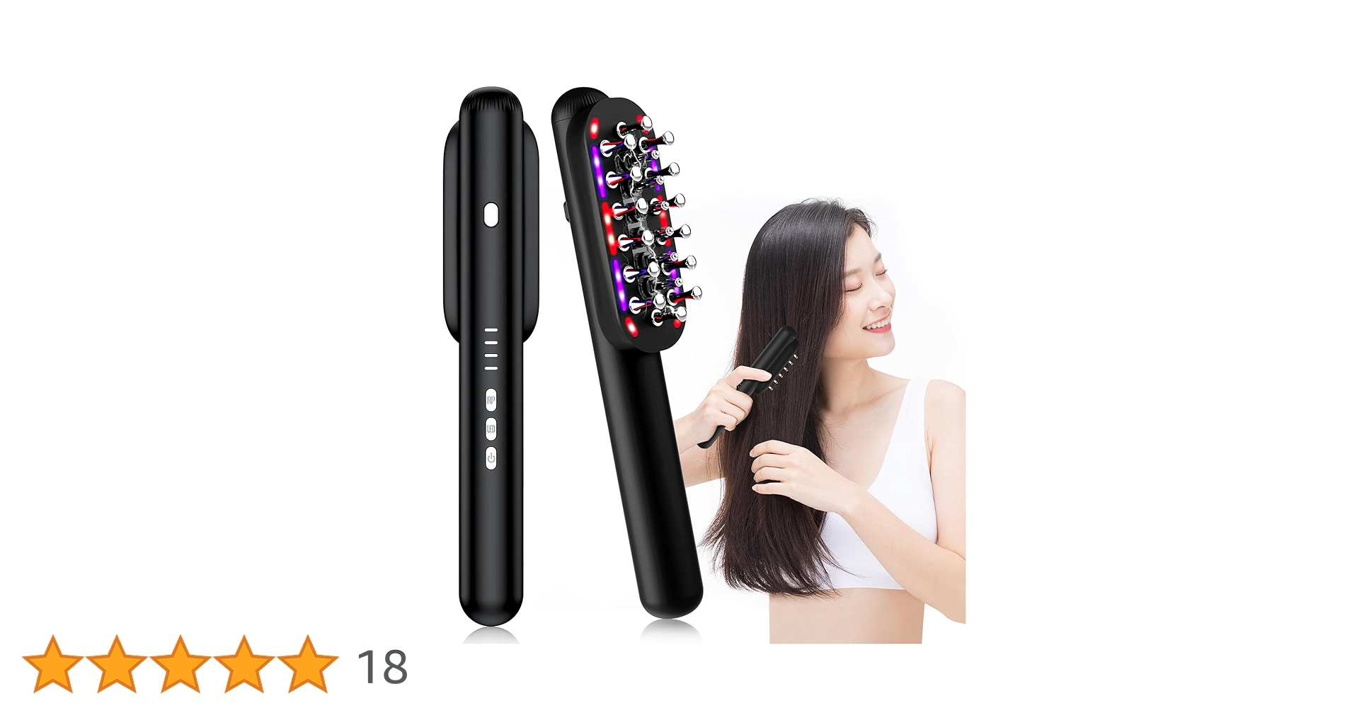 Amazon.co.jp: Vineen 電気ブラシ 美顔器 電気 バリブラシ 4 in