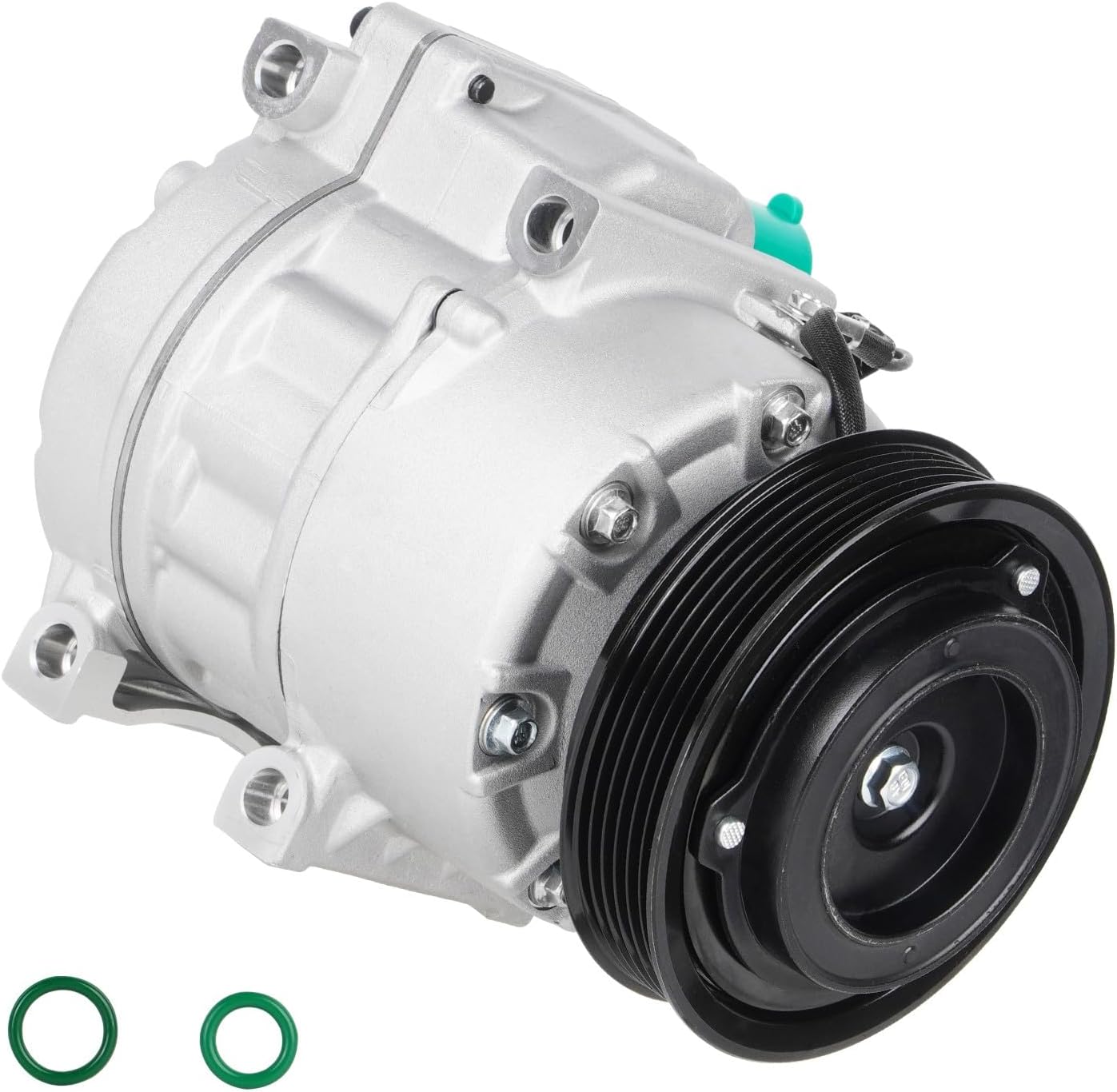 Air Conditioner AC Compressor with Clutch for Hyundai Azera 06-11, for Sonata 06-08, for Santa Fe 07-13, for Kia Optima 06-07, for Magentis 07-10, for Sorento 12-13 2.4L 2.7L 3.3L 3.8L