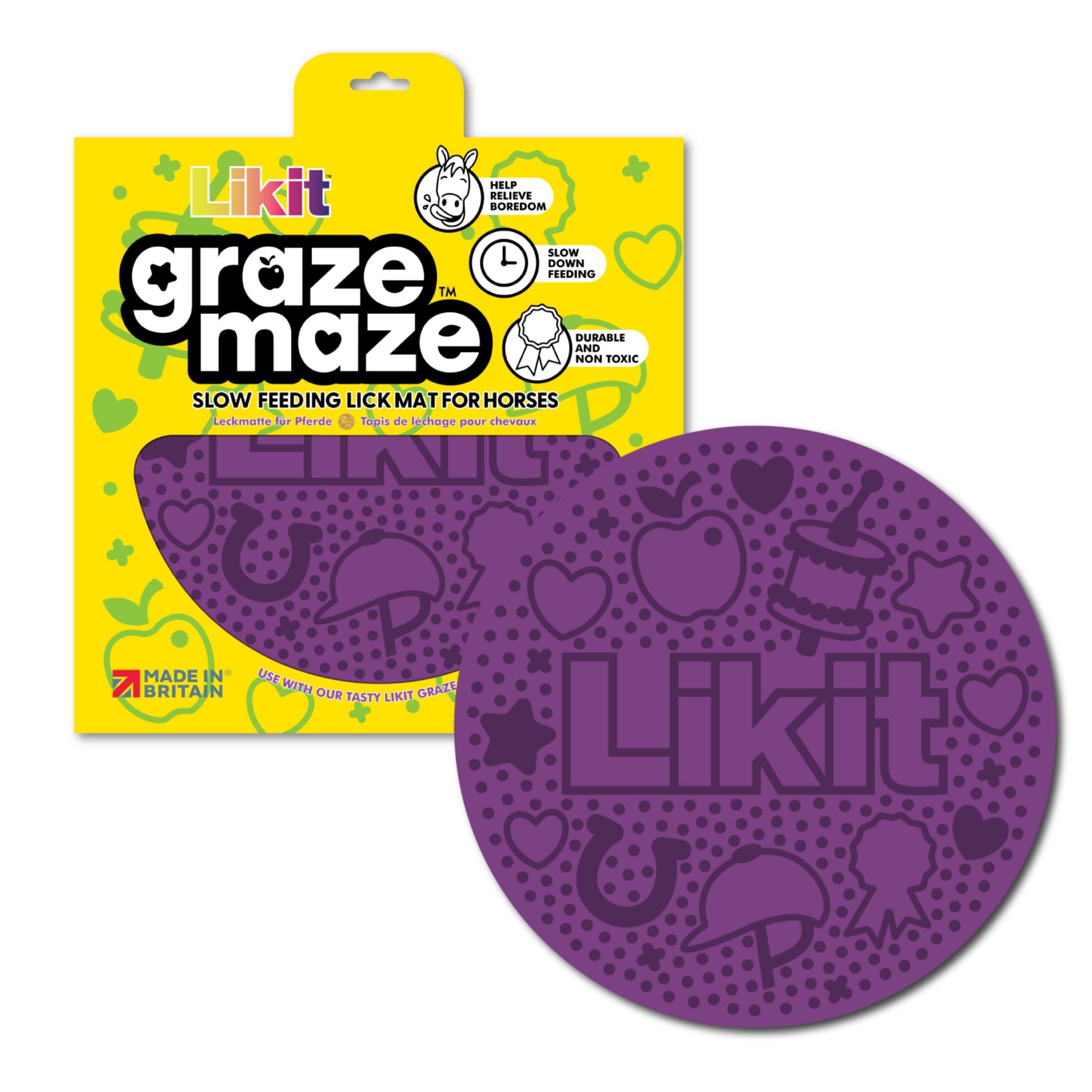 Likit - Labyrinthe pour nourriture de chevaux (Taille unique) (Violet)