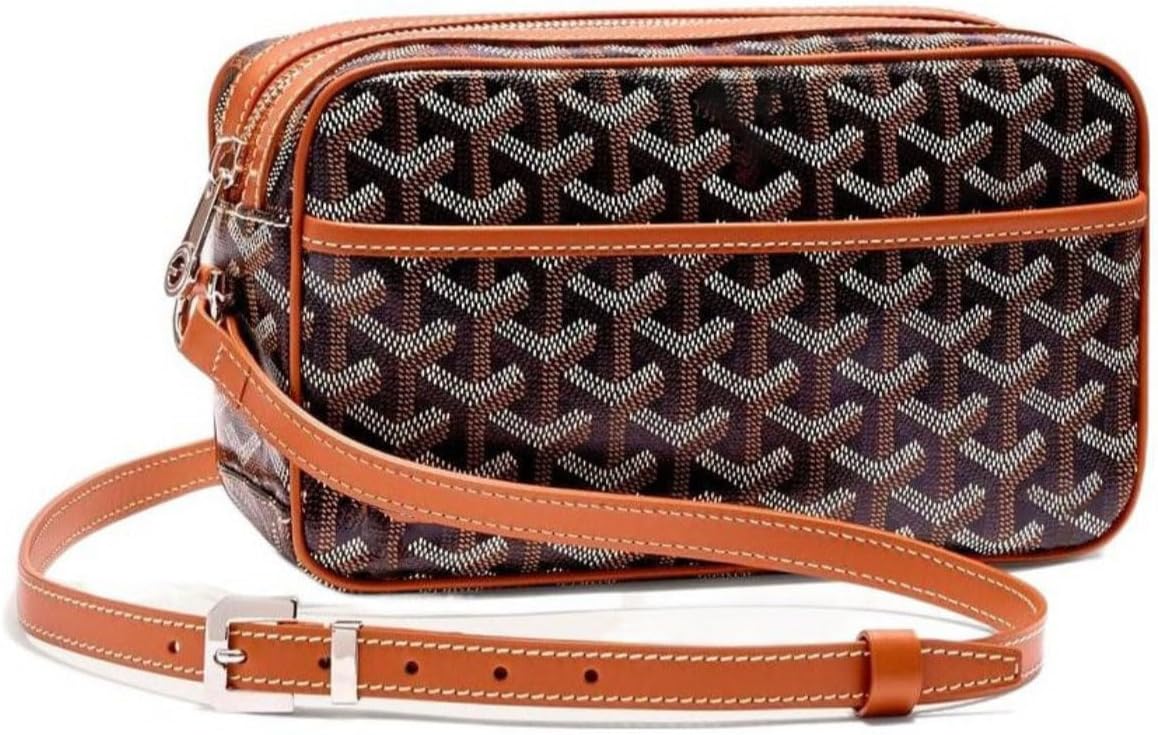 Unisex Full-Grain Leather Crossbody Bag, Vintage Shoulder Handbag with Cotton-Linen Lining, Gift for Birthday Christmas