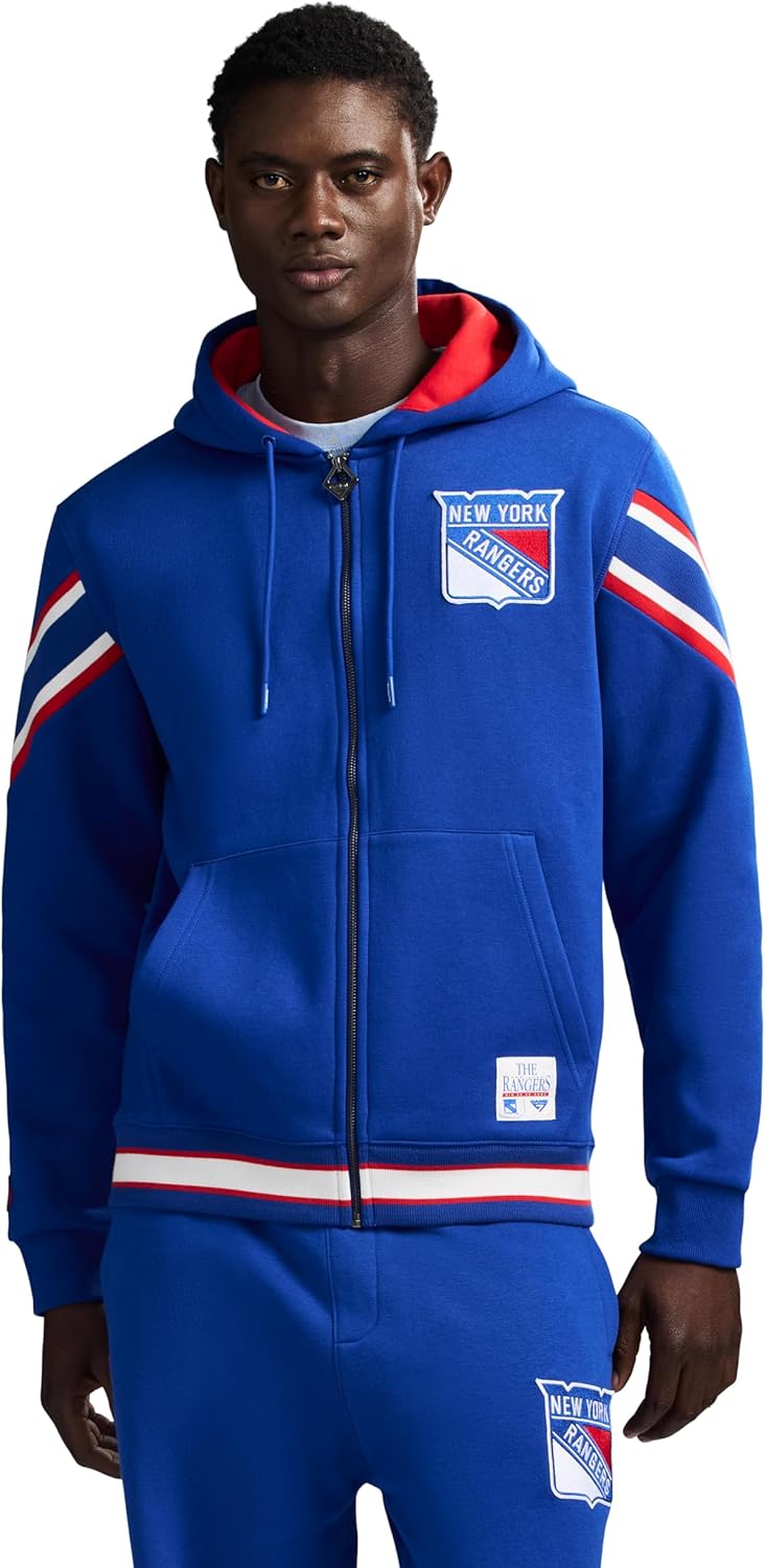 GAME 7 NHL mens X Nhl Men's Officially Licensed Long Sleeve Zip Up Hooded Fleece Sweatshirt